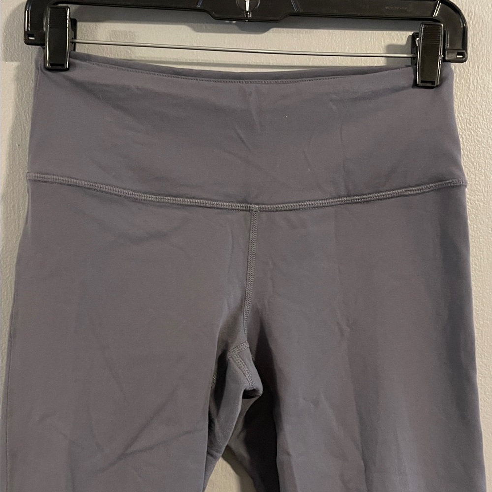 Prana Cropped Gray Blue Leggings Size Small - Picture 2 of 6